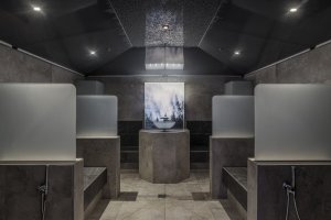 Sole-Aromadampfbad: 45°C